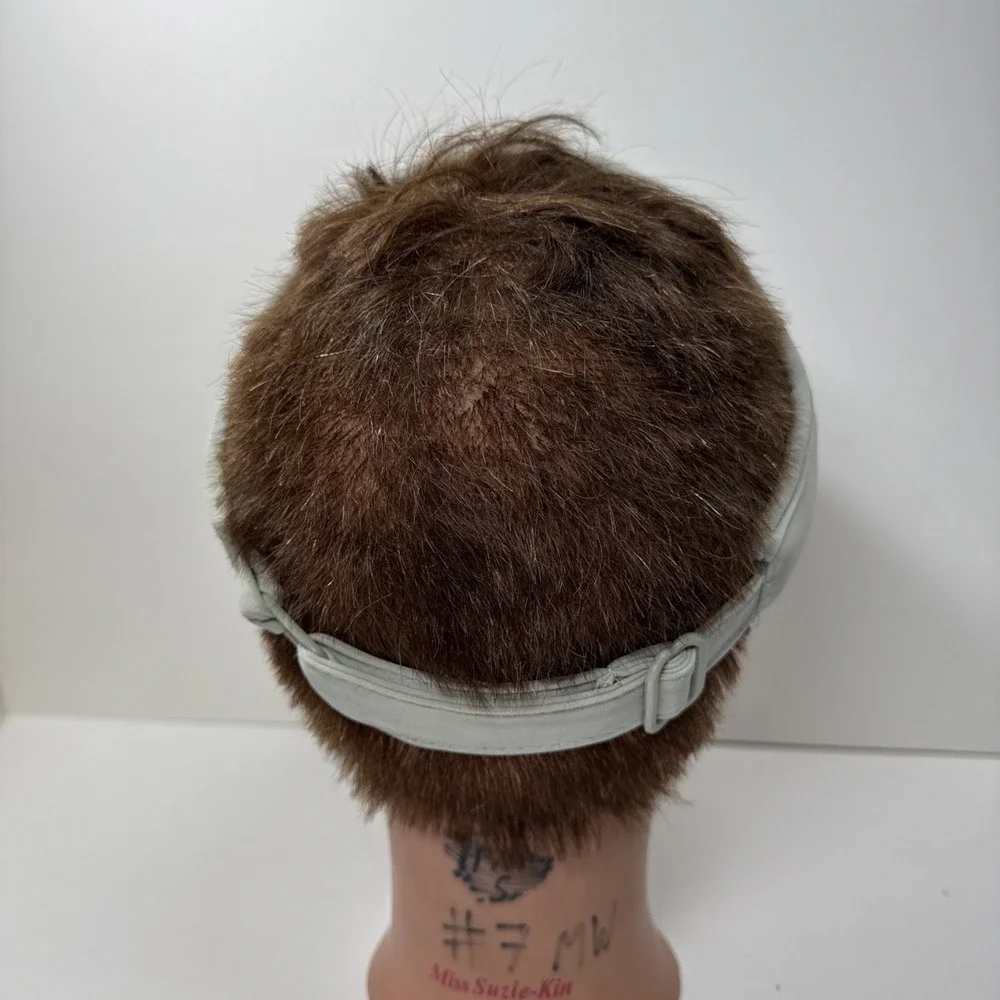 Energizer‎ Bunny Visor Cap Gray Nissin Bunny Logo Hat Strap Back Adjustable